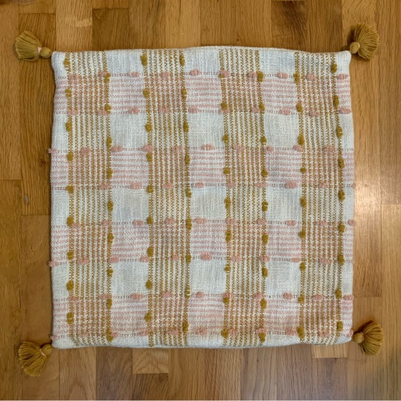 Set of 2 Anthropologie Plaid & Stripe Throw Pillow Covers - Picture 1 of 5